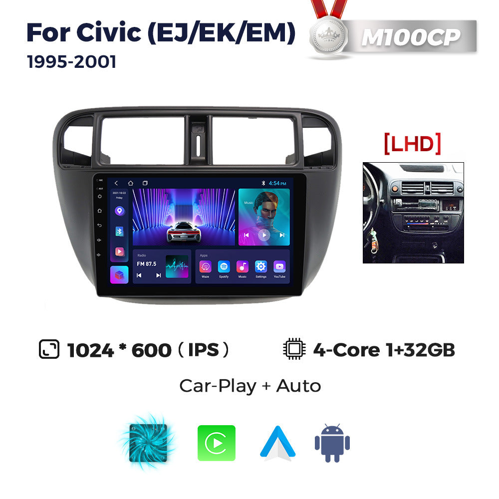 Suitable for Honda civic 95-01 Android large screen central control navigation radio screen 8 + 256G