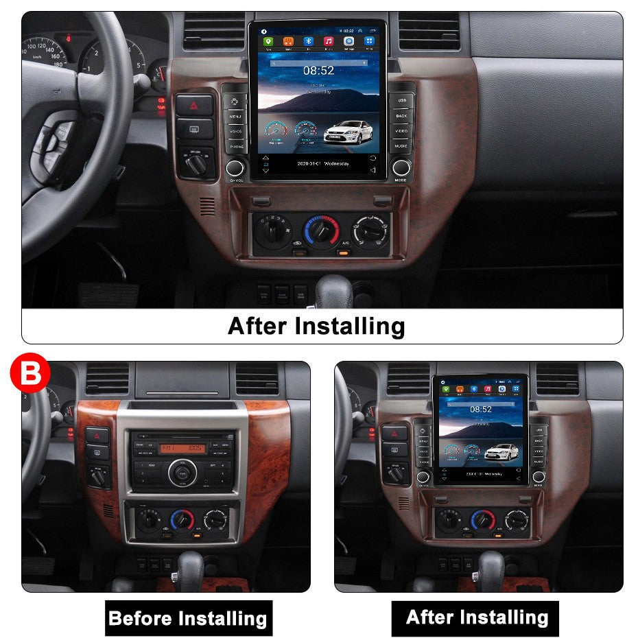 Suitable for nissan patrol vertical screen car android navigator small diamond monument machine