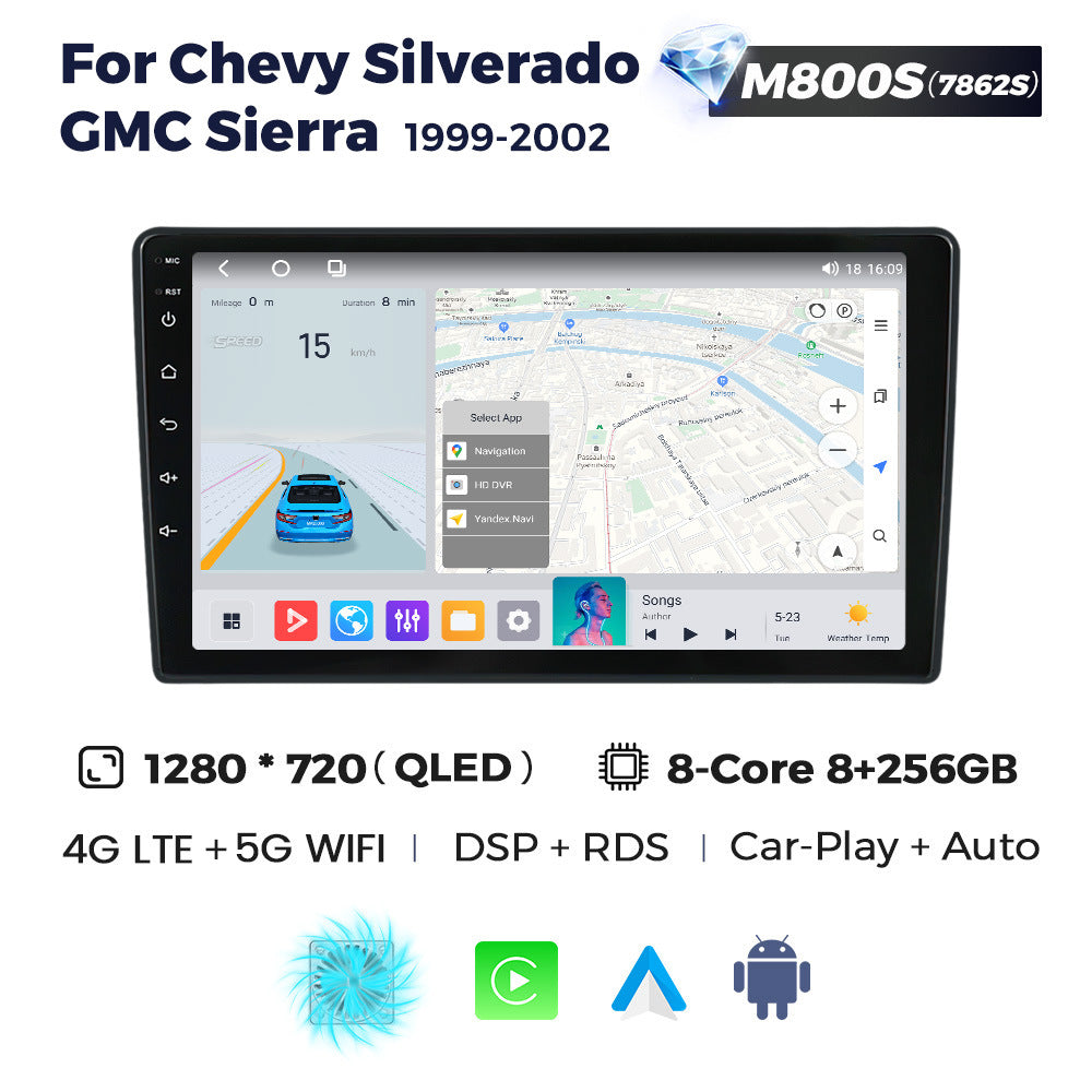 Suitable for silverado 1999-2002 chevy silverado gmc sierra android car navigation