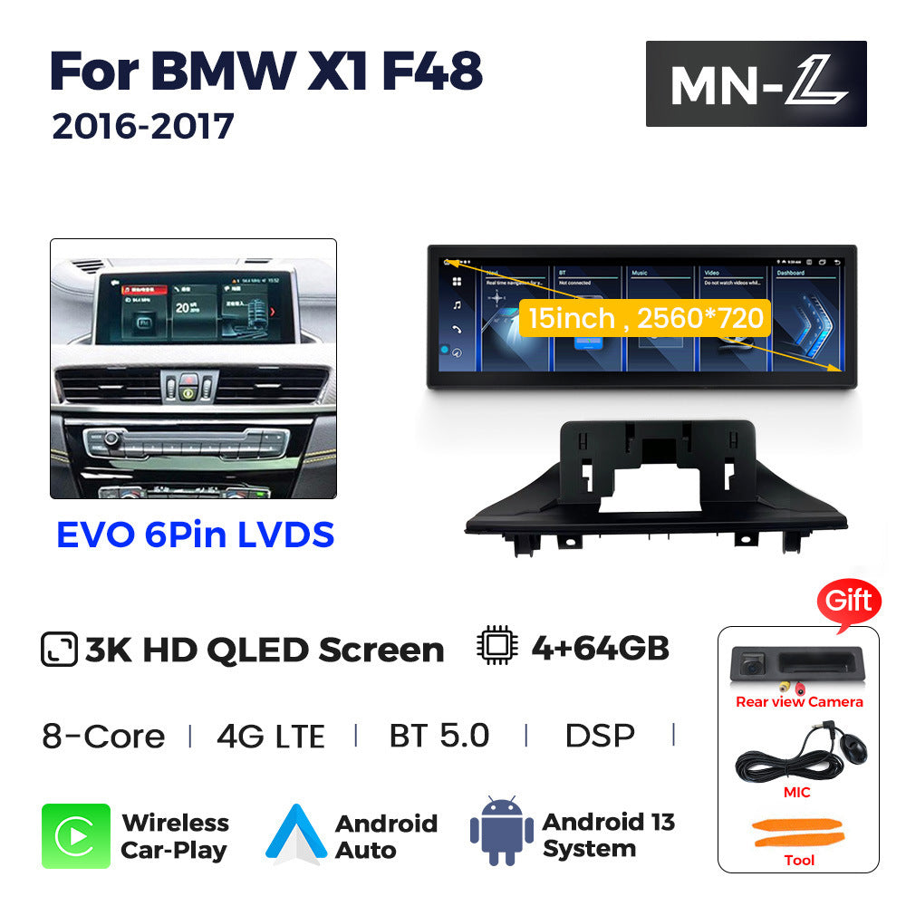 Suitable for bmw 5 series f07 bmw 5 series gt f07 large screen android navigator restoration upgrade 15inch