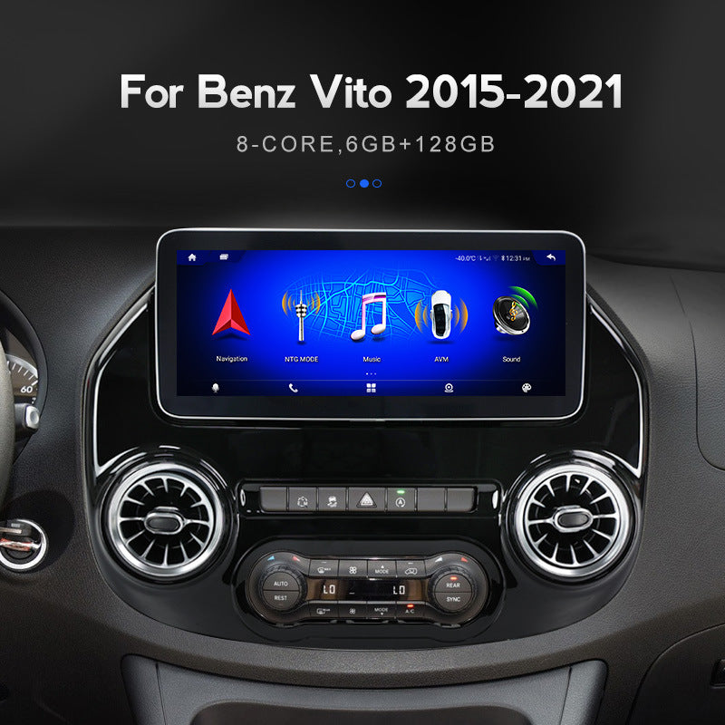 Suitable for benz mercedes vito w447 2014-2022 12.3inch restoration android navigator
