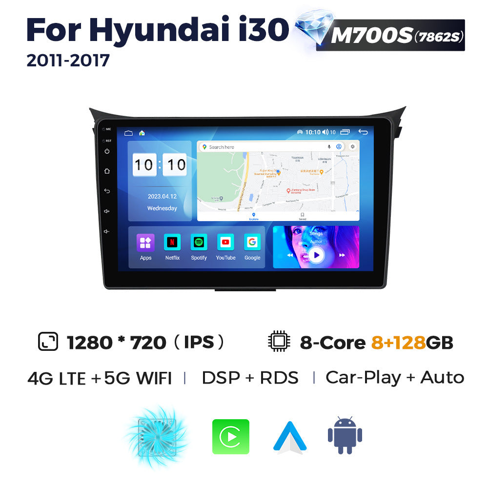 Suitable for hyundai i30 2011-2017 hyundai i30 android smart car navigation carplay