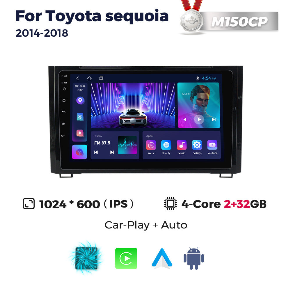 Suitable for toyota tundra sequoia car-mounted large-screen android navigator carplay