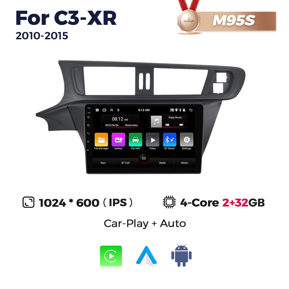 Compatible with Citroën C3-XR 10-15 Android Large Screen Central Control Navigation Radio 8+256GB