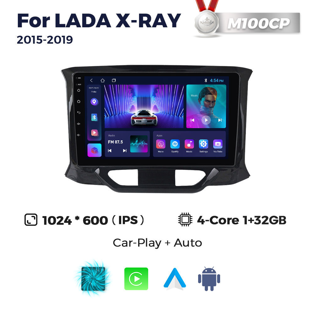 Suitable for 2015-2019 lada x-ray car android central control gps navigation/smart carplay