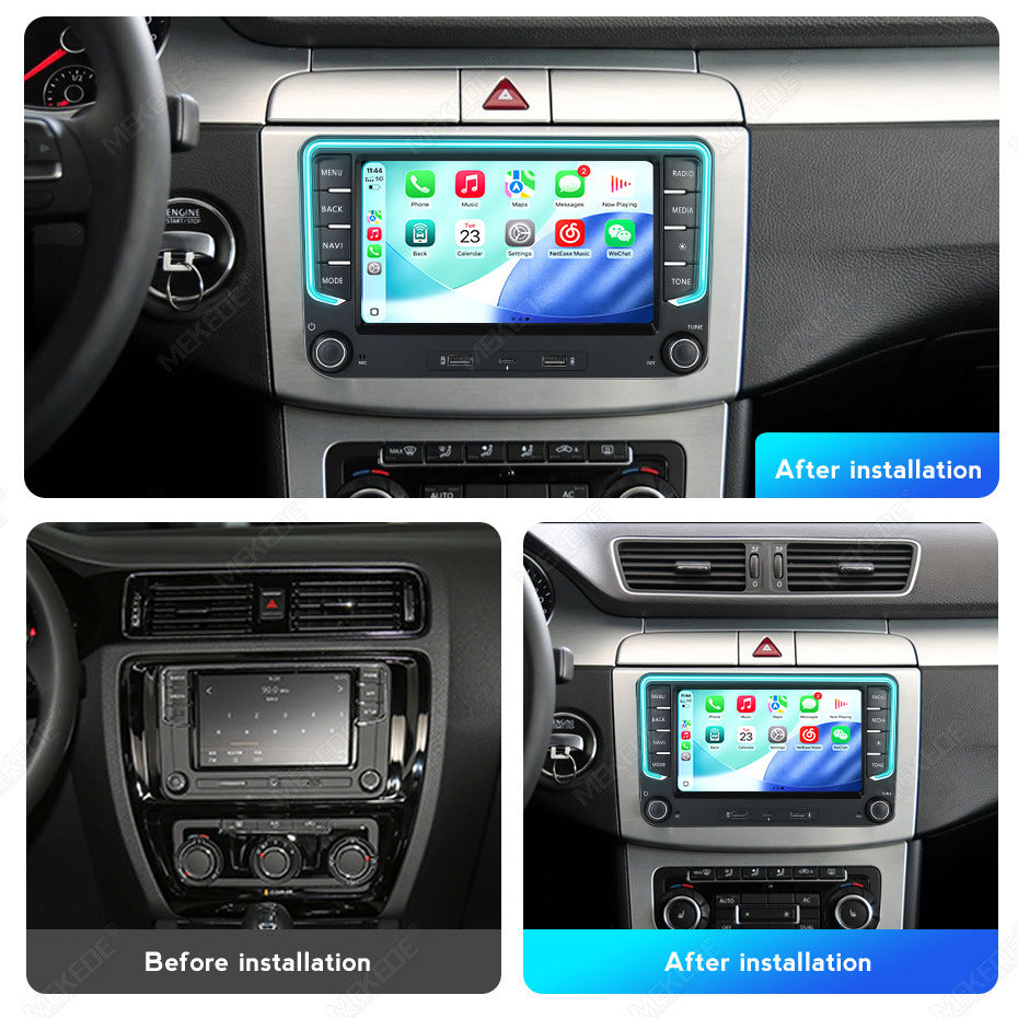 Suitable for volkswagen 7" vw golf 5 6 polo passat b6 android car navigation cross-border supply