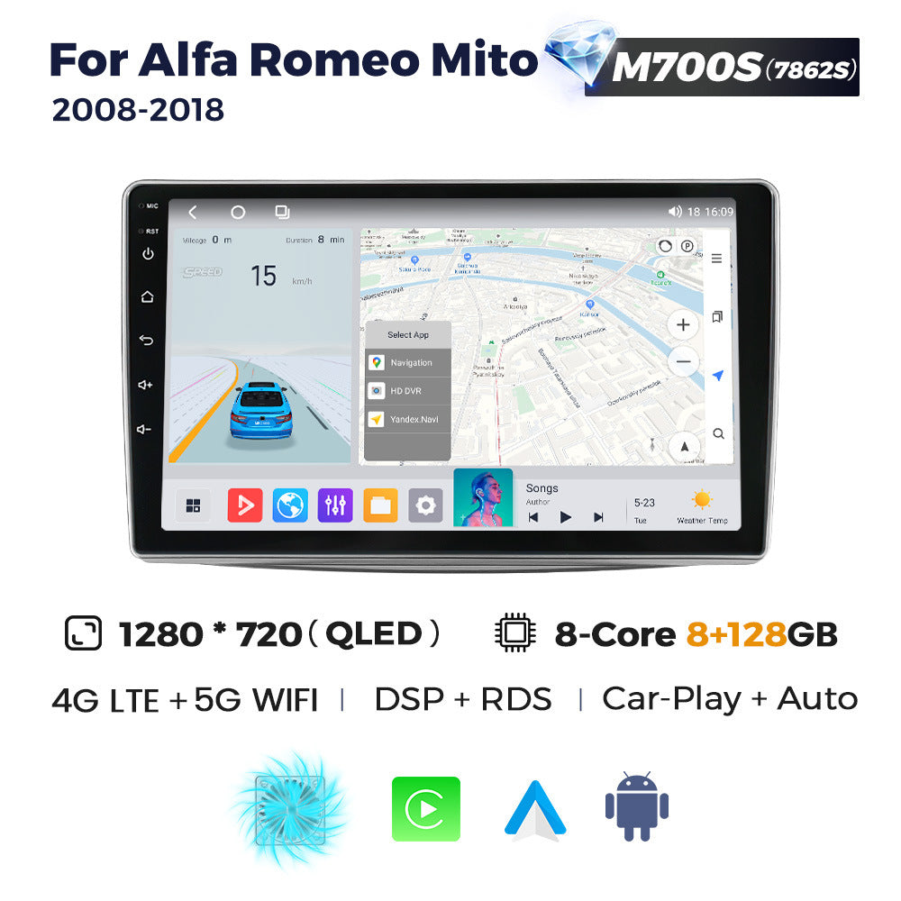Suitable for alfa romeo mito 2008-2018 alfa romeo android navigator