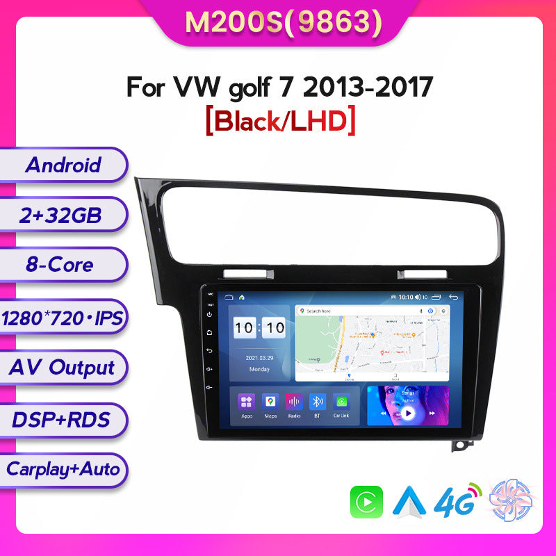 Suitable for Volkswagen golf Golf 7 13-17 Android large screen central control car navigation screen 8 + 128G