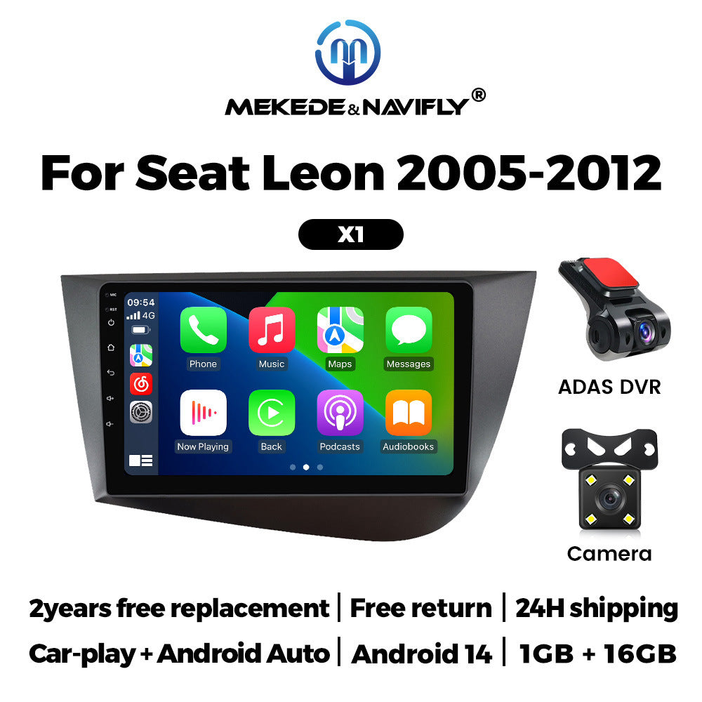 Suitable for seat leon 2005-2012 seat android car navigation smart wireless carplay