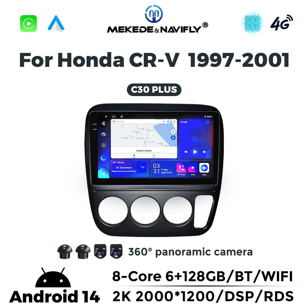 Applicable to Honda CRV 97-01 Android large-screen central control car navigation radio screen