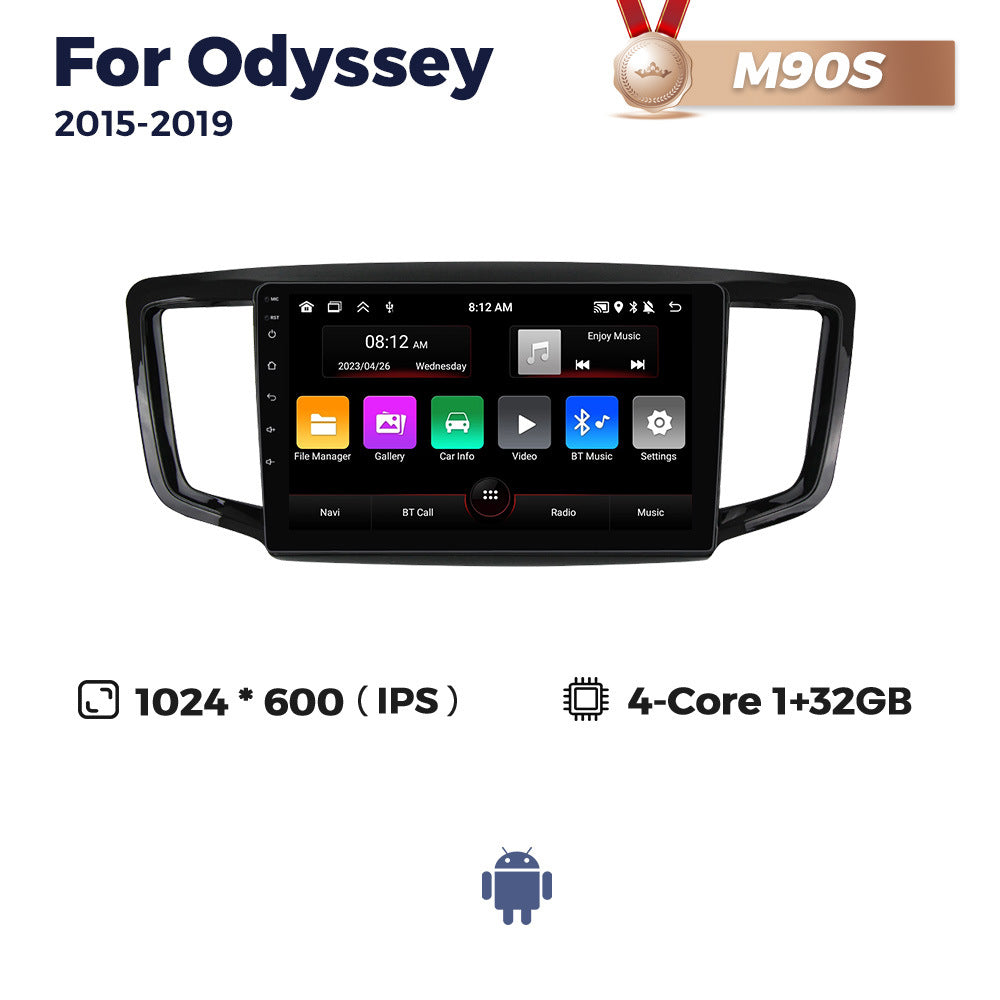 Suitable for Honda Odyssey 15-19 Android large-screen central control car navigation radio screen 8 + 256G