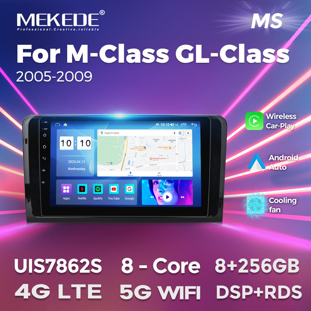 Cross-border supply mercedes ml mercedes ml full touch screen large screen android navigator car smart carplay