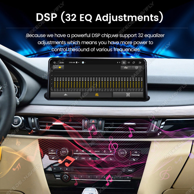10.25 inch suitable for BMW X5 X6 F15 F16 Android central control large screen GPS navigation all-in-one machine Carplay