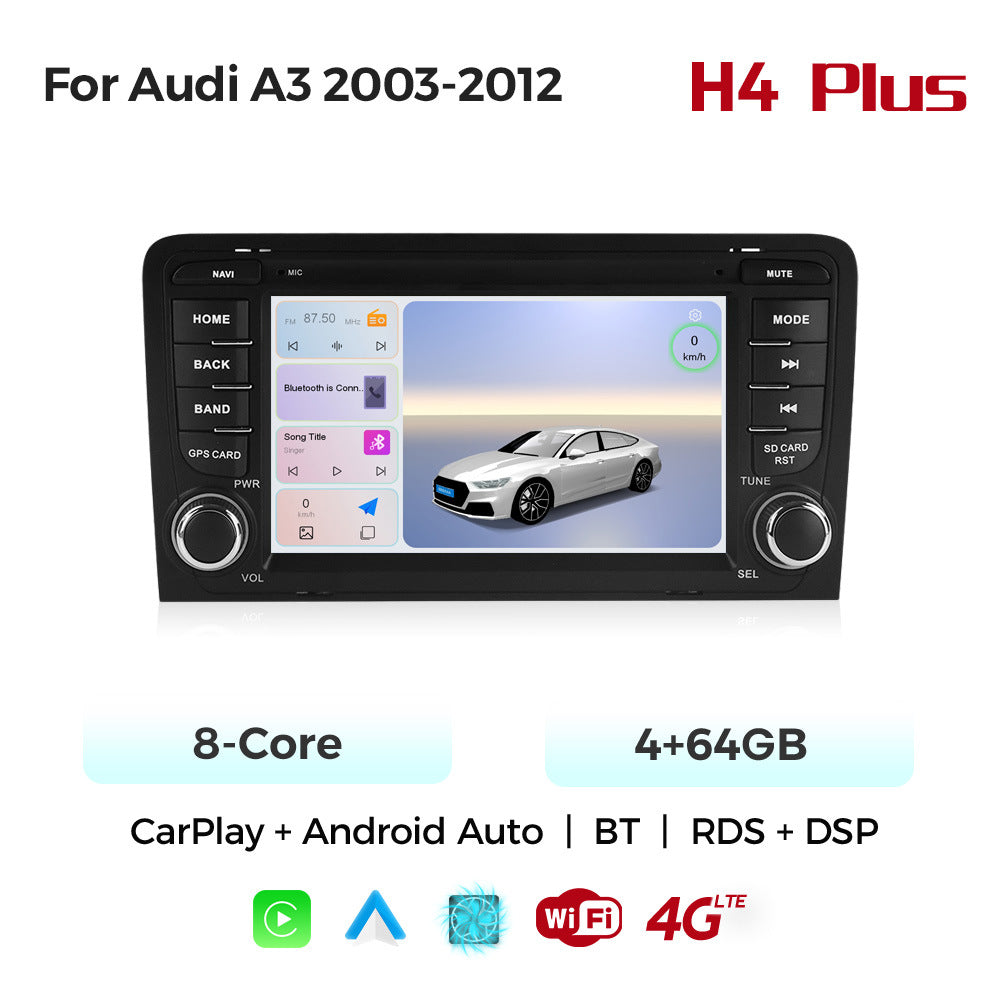 Suitable for audi a3 2003-2012, original car style button android smart navigation system