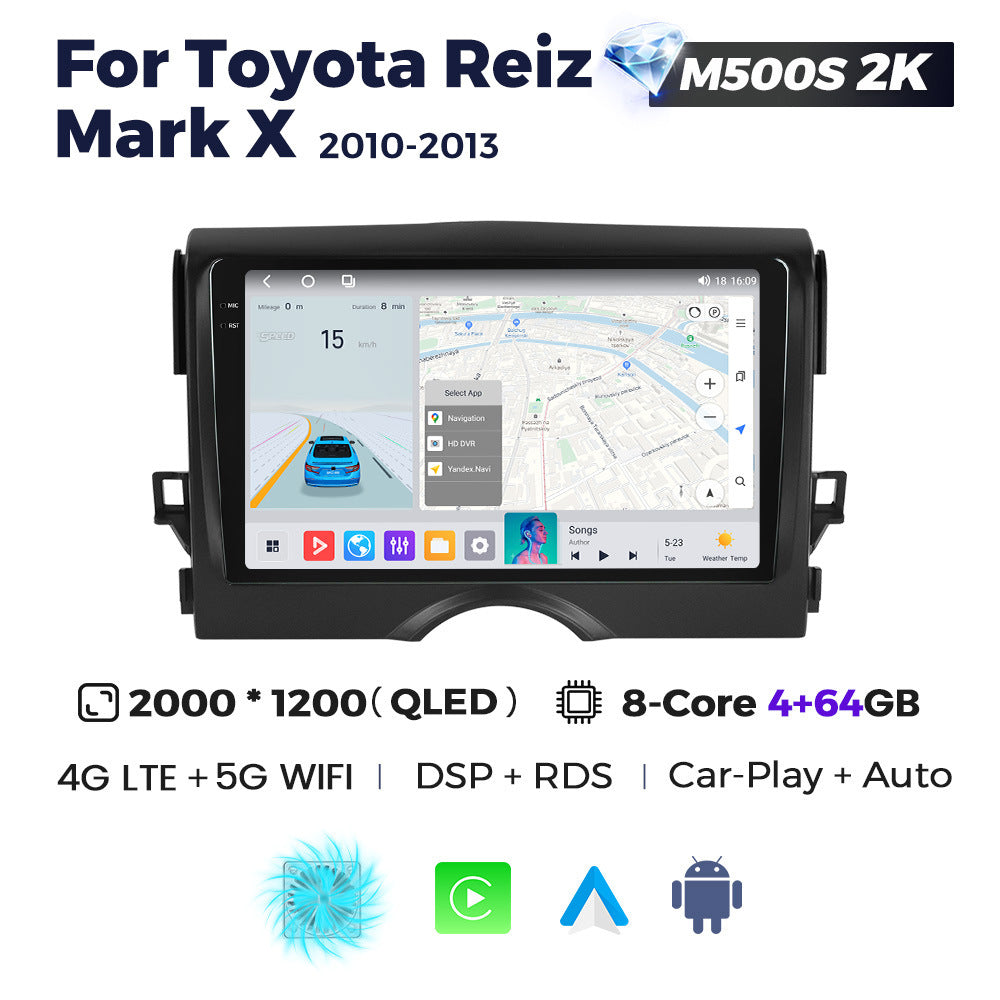 Suitable for toyota reiz mark x 2010-2013 toyota reiz car smart android navigation