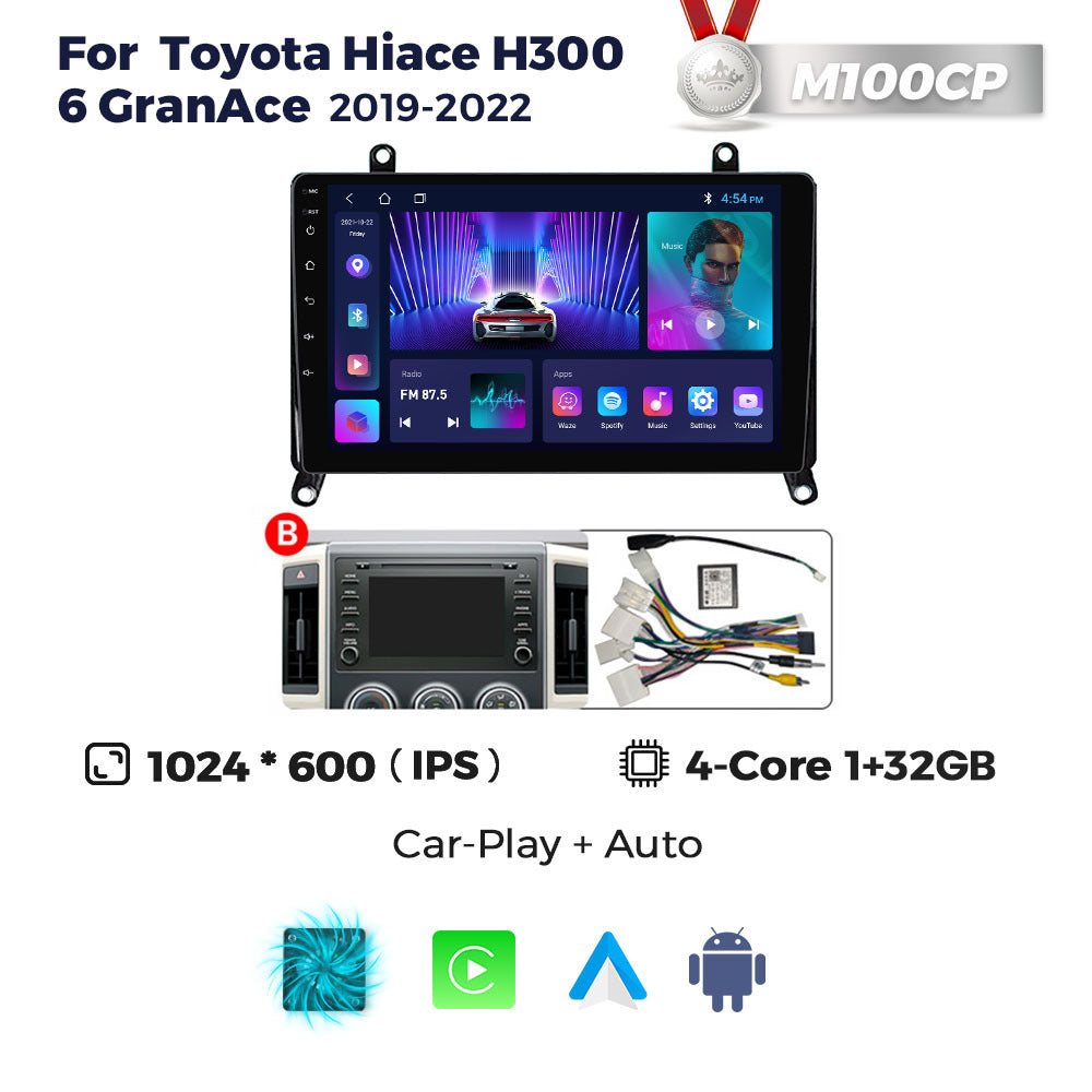 Suitable for toyota hiace h300 6 granace 2019-2022 toyota hiace android navigation