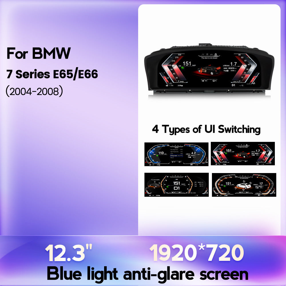 Suitable for bmw e81 e82 e87 e88 05-12 car upgrade restoration lcd instrument display