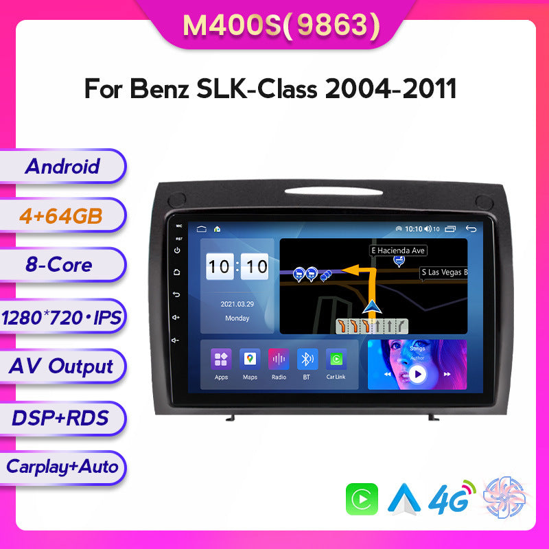 Suitable for Mercedes-Benz SLK R171 R172 04-11 to Android large-screen central control car navigation all-in-one machine