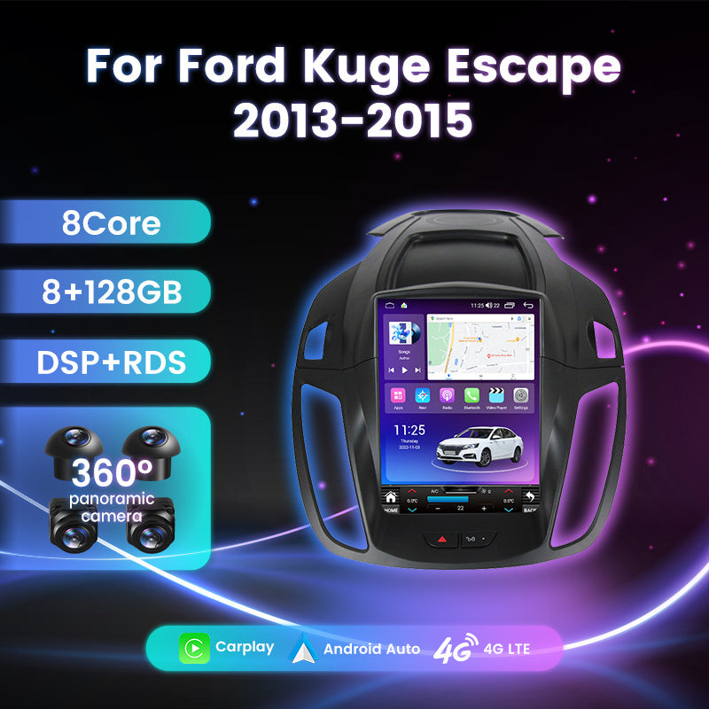 Suitable for 13-18 ford escape kuga vertical screen navigation android car navigation wireless carplay