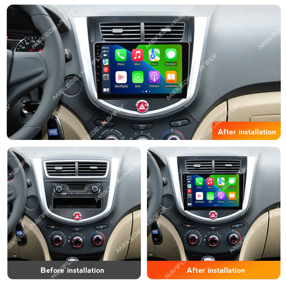 Suitable for jac j4 2013-2014 jac j4 car android central control gps navigation/smart carplay