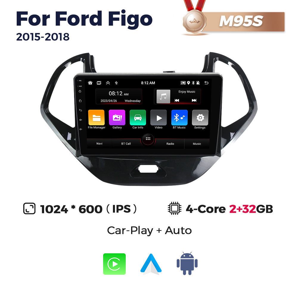 Compatible with Ford Figo 2015-2018 Android large-screen central navigation Bluetooth CarPlay