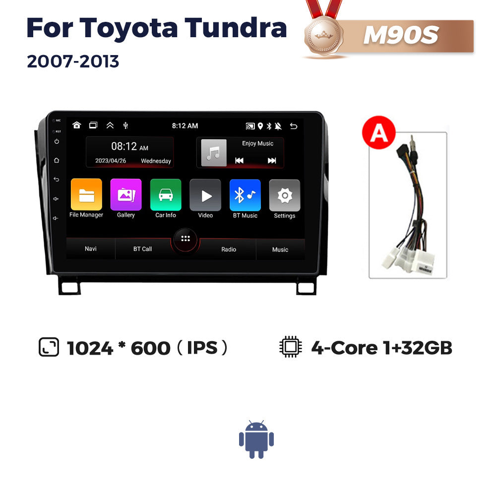 Applicable to Toyota Tundra 2007-2013 Android large screen central control navigation Bluetooth Carplay