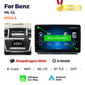 Suitable for benz ml gl 2012-2015 mercedes-benz ml original car restoration clock android large screen navigator