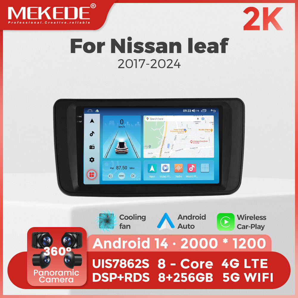 Suitable for nissan leaf 2017-2024 nissan leaf nissan car android navigator radio