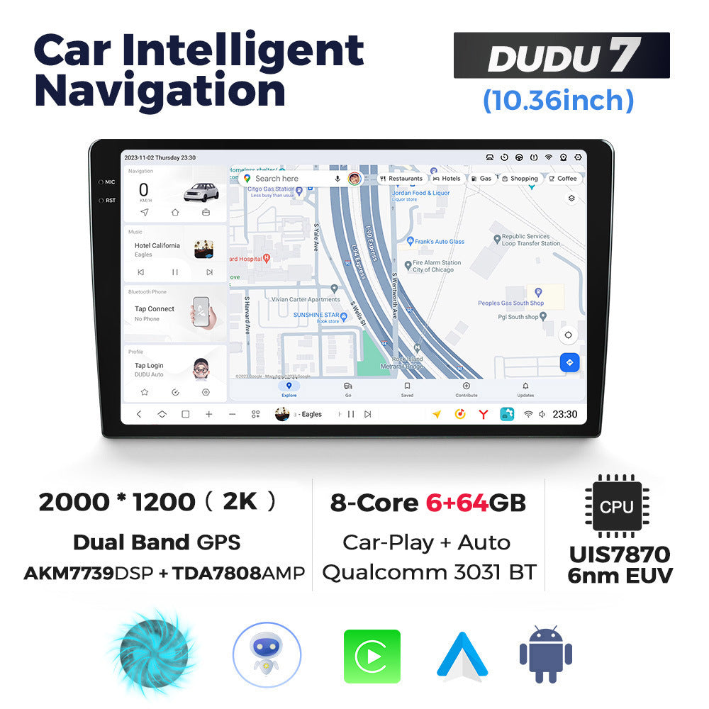 Suitable for dudu6, dudu7, and mekede dudu liangshan overseas edition smart modified android interactive navigation systems