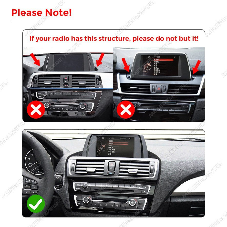 Suitable for bmw1series f20/f22 nbt bmw 1 series 12.3inch upgraded large screen android navigation device