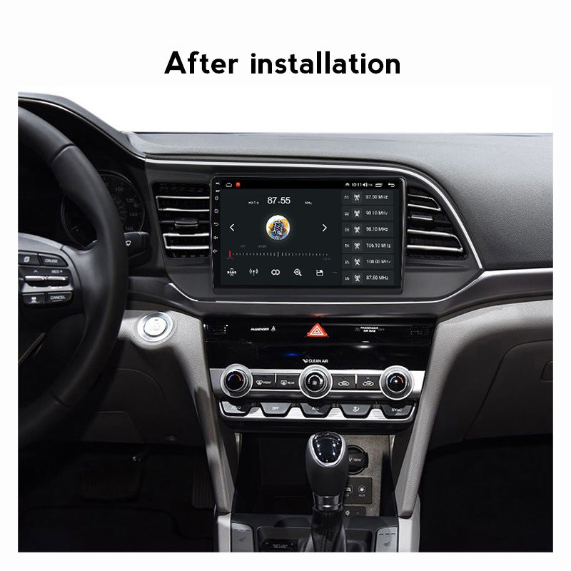 Suitable for modern Elantra 16-18 Android large screen central control car navigation screen 128