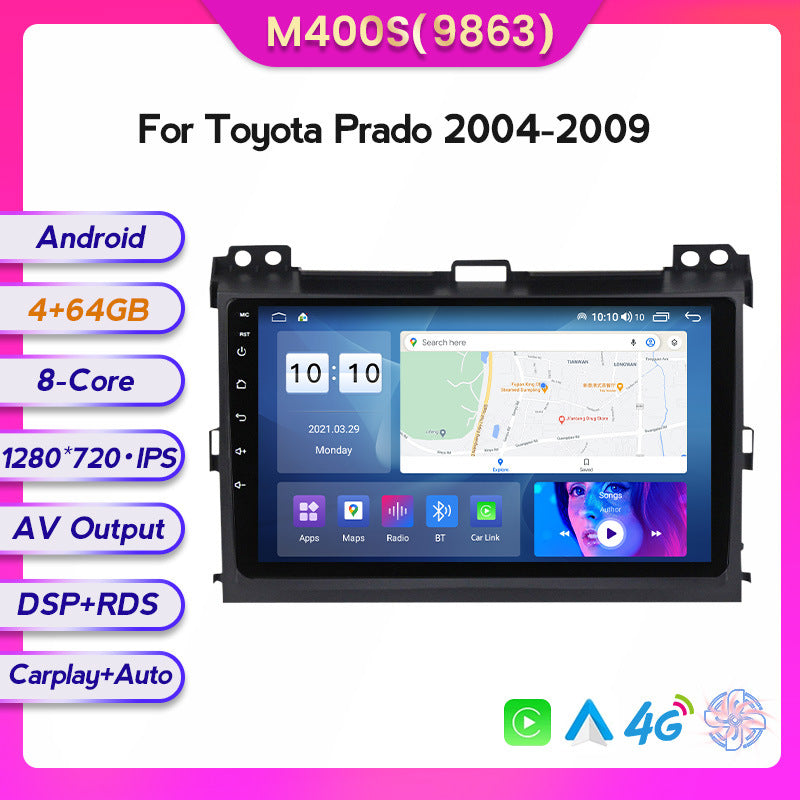Suitable for Toyota Prado Prado 04-09 modified Android large-screen central control car navigation screen
