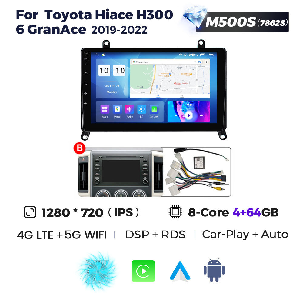 Suitable for toyota hiace h300 6 granace 2019-2022 toyota hiace android navigation