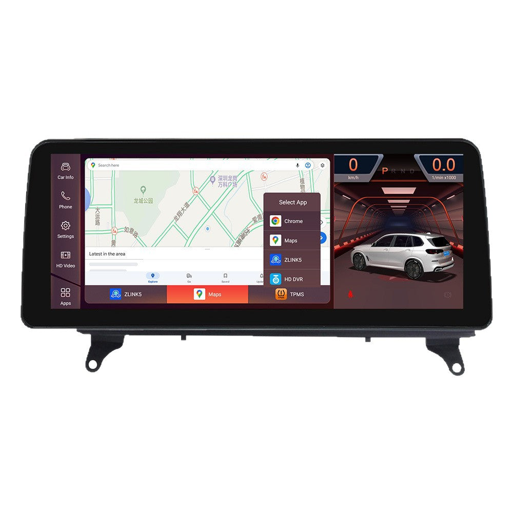 Suitable for 12.3inch bmw x5 e70/x6 e71 android large screen car navigation qualcomm 680 id8