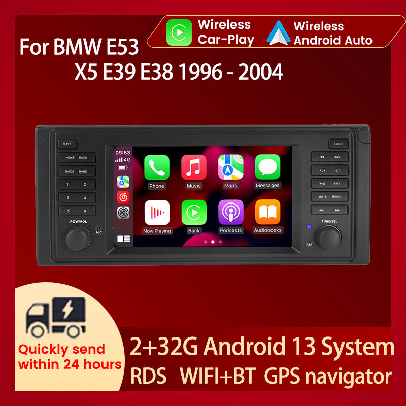 Suitable for bmw e53 x5 e39 m5 e38 1999 - 2007 bmw e53 discless android navigator