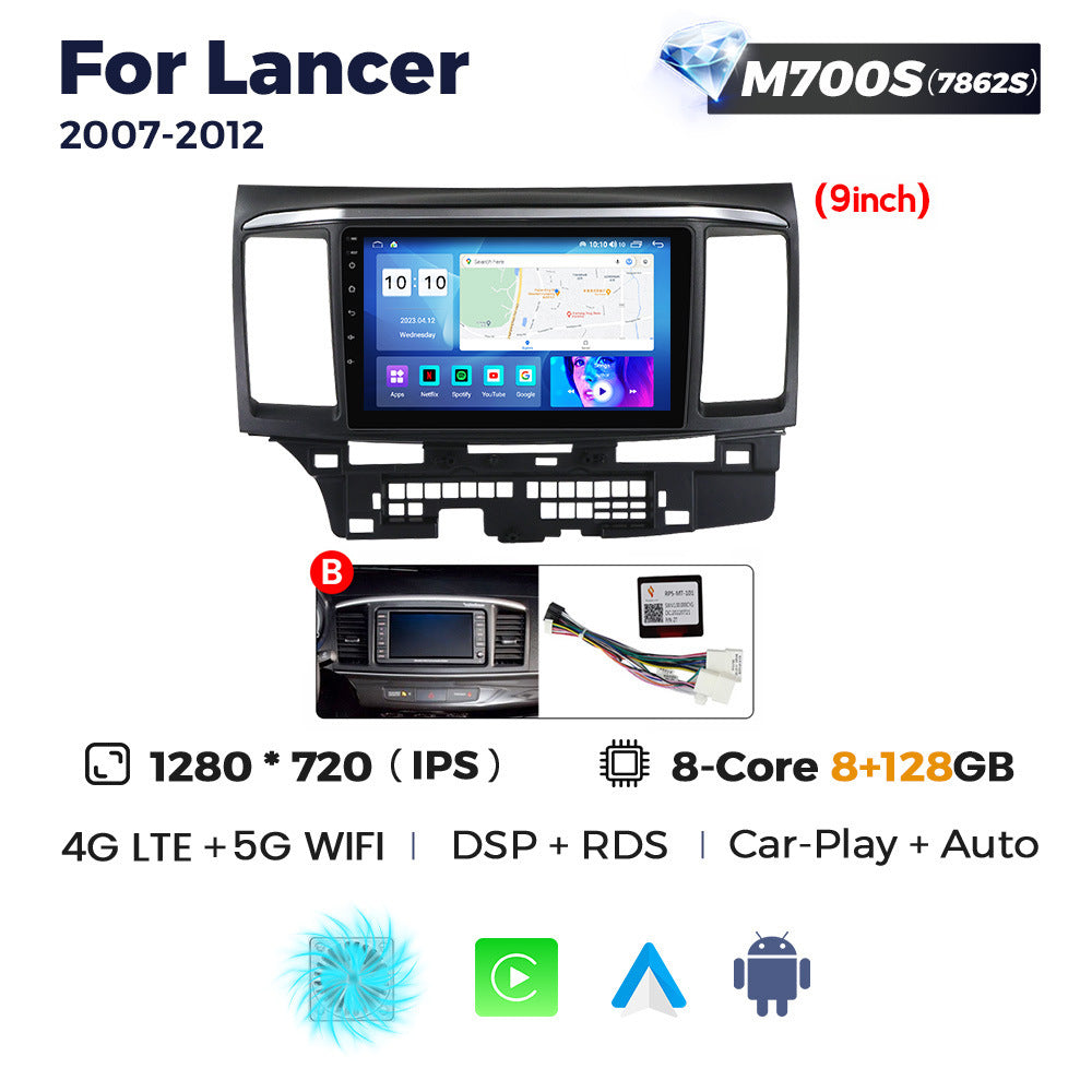 Suitable for mitsubishi lancer 2007-2012 mitsubishi lancer wing god car android navigator