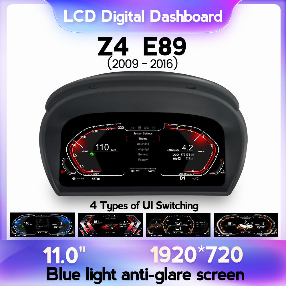 Suitable for bmw z4-e89 2009-2016 bmw z4-e89 restoration upgraded lcd instrument display