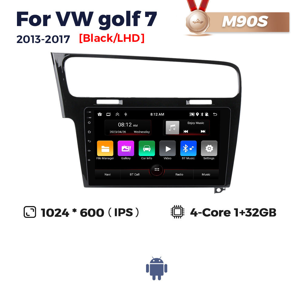 Suitable for left and right peptides vw golf 7 2013-2017 volkswagen golf seven car android large screen navigation