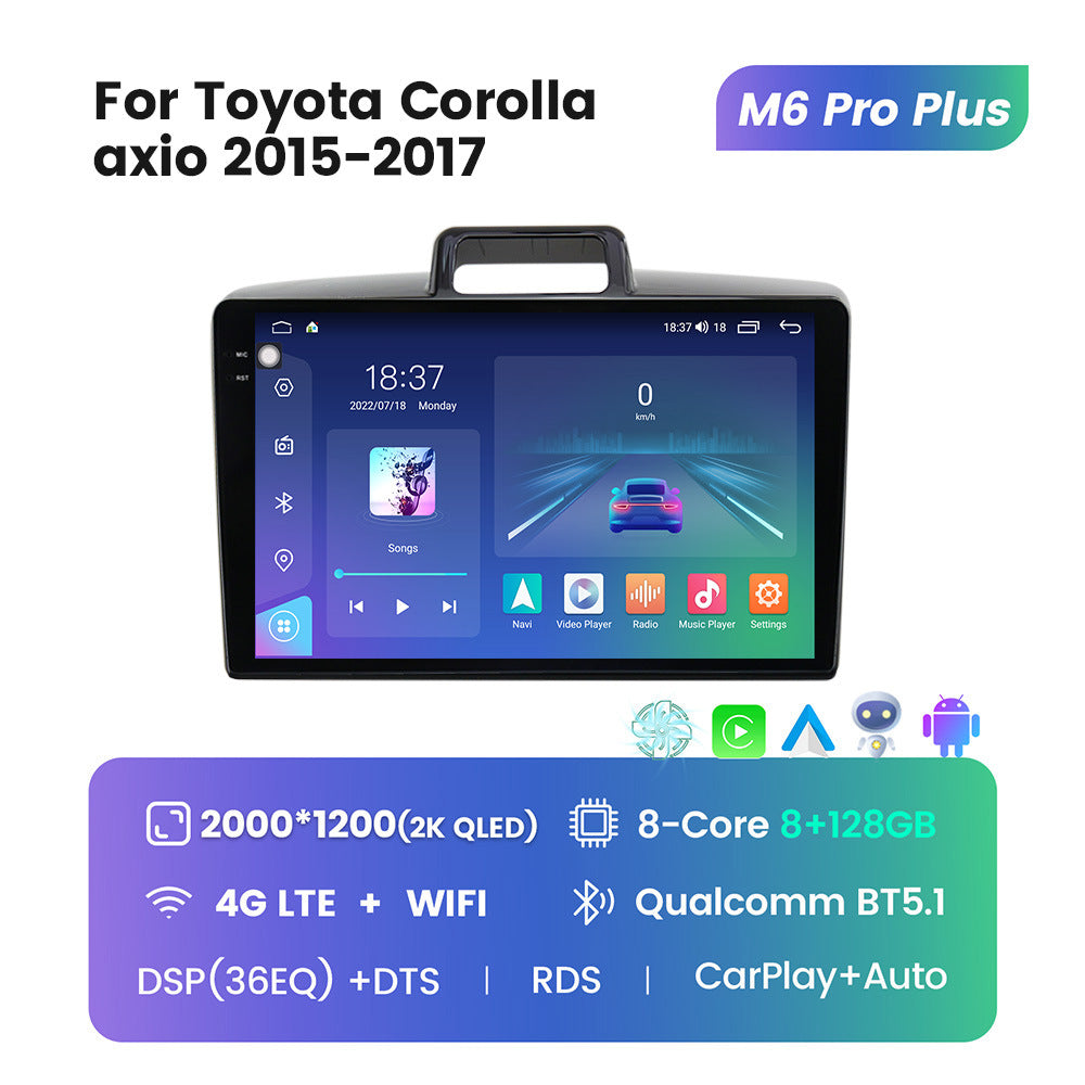 Suitable for Toyota Axio corolla 15-17 to Android large-screen central control car machine navigation M6pro