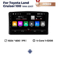 Suitable for Toyota Land Cruiser 100 1998-2007 Android large screen central control navigation Carplay