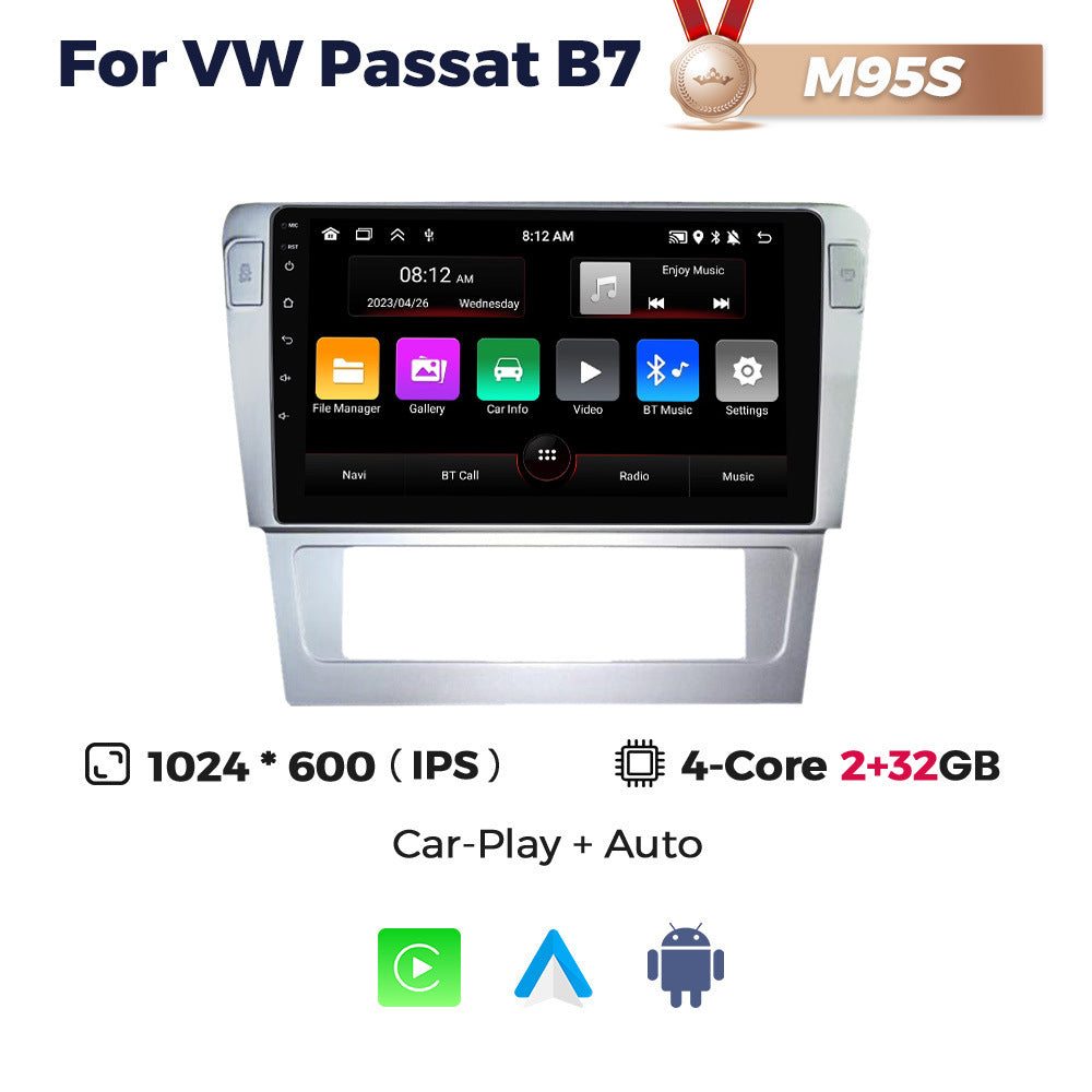 Suitable for volkswagen passat b7 magotan 05-11 models, in-car central control gps navigation wireless carplay
