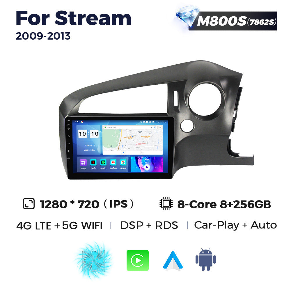 Suitable for honda stream 2009-2013 honda shiyun right peptide smart android car navigation