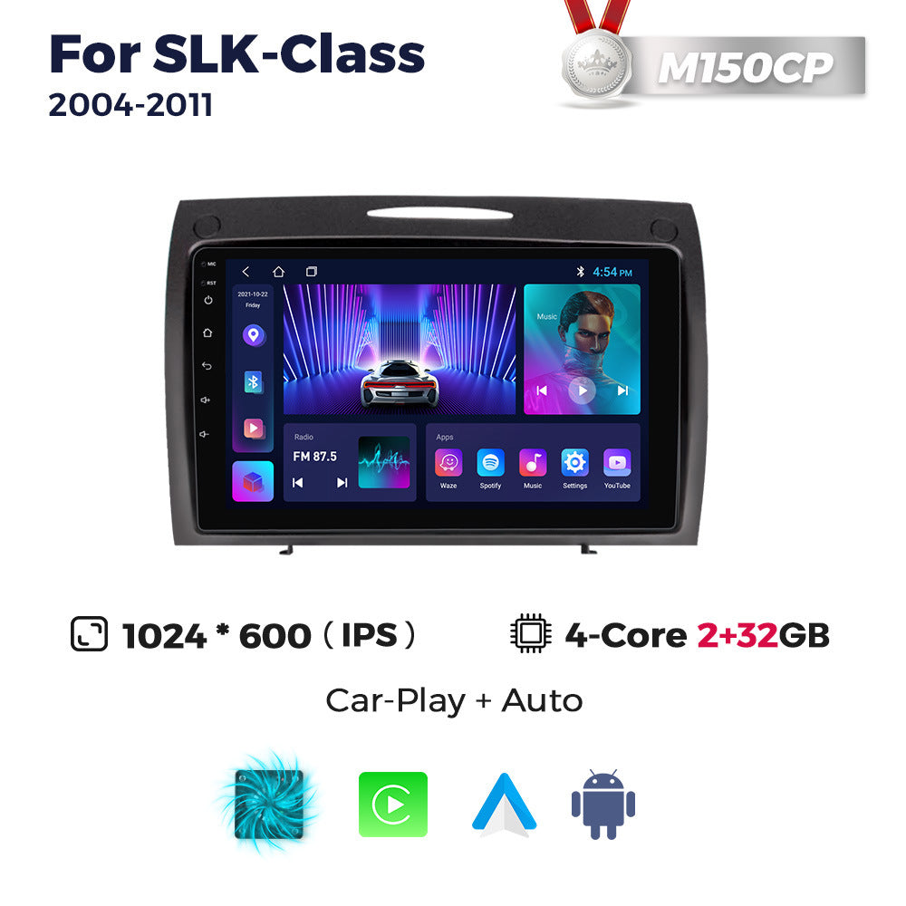 Suitable for 04-11 mercedes-benz slk-class center console large screen android navigation system with car-installed smart wireless carplay