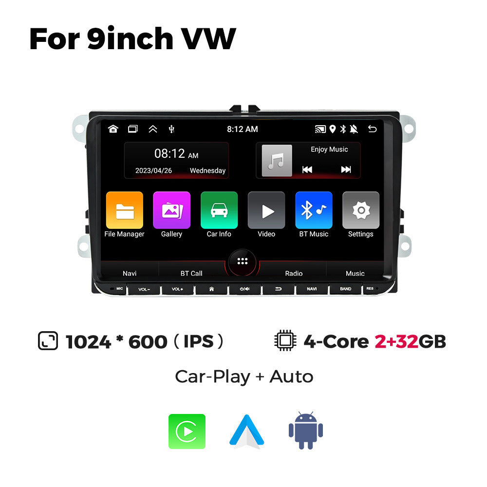 Suitable for volkswagen general 7inch 8inch 9inch vw magotan sagitar android car navigation cross-border supply