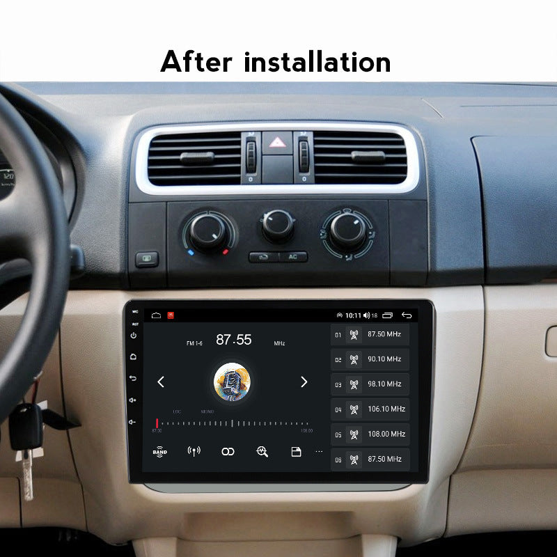Compatible with Skoda Fabia 07-14 models with an 8+128GB central navigation screen for Android large screen