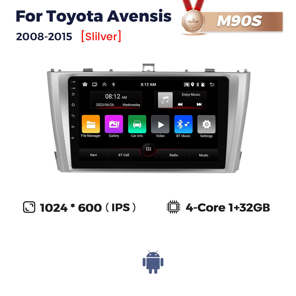 Applicable to Toyota Avensis 2008-2015 Android large screen central control navigation 8 + 256G