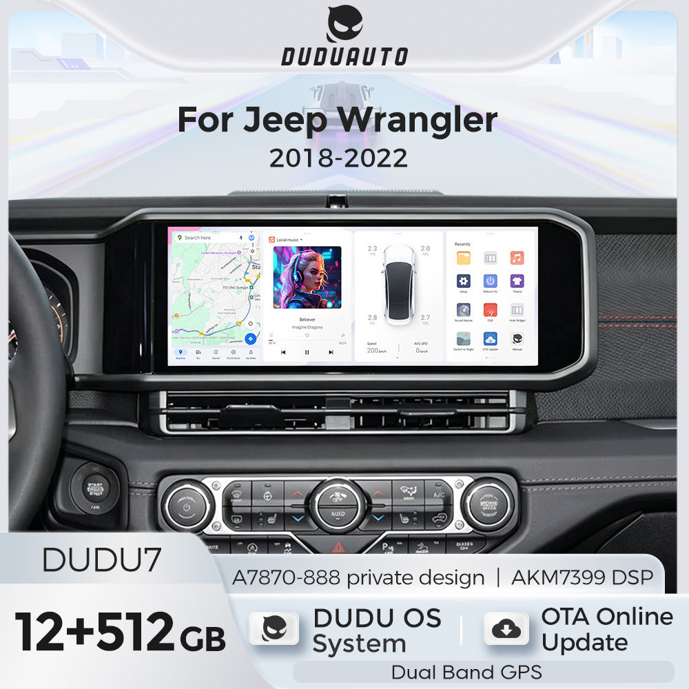Suitable for jeep wrangler old to new upgrade 18-23 jeep wrangler dudu7
