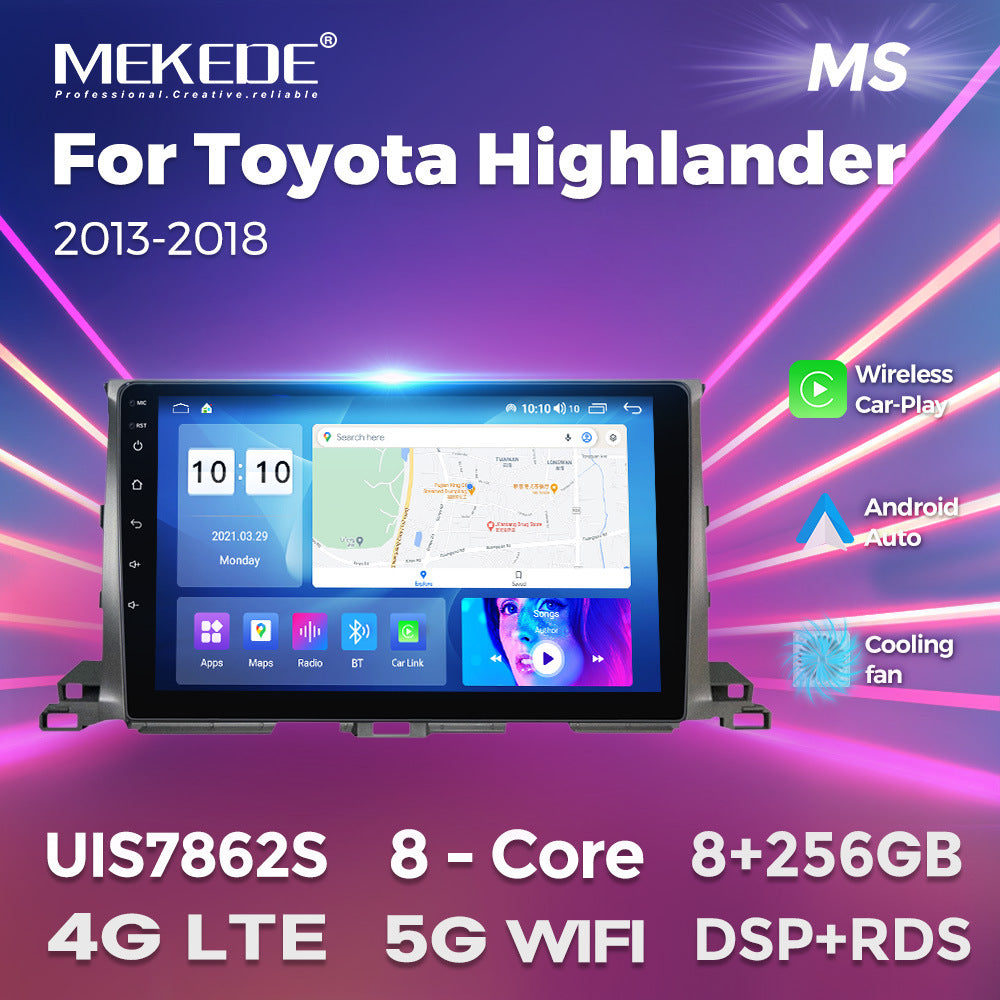 Suitable for toyota highlander 2013-2018 toyota highlander car central control android navigation