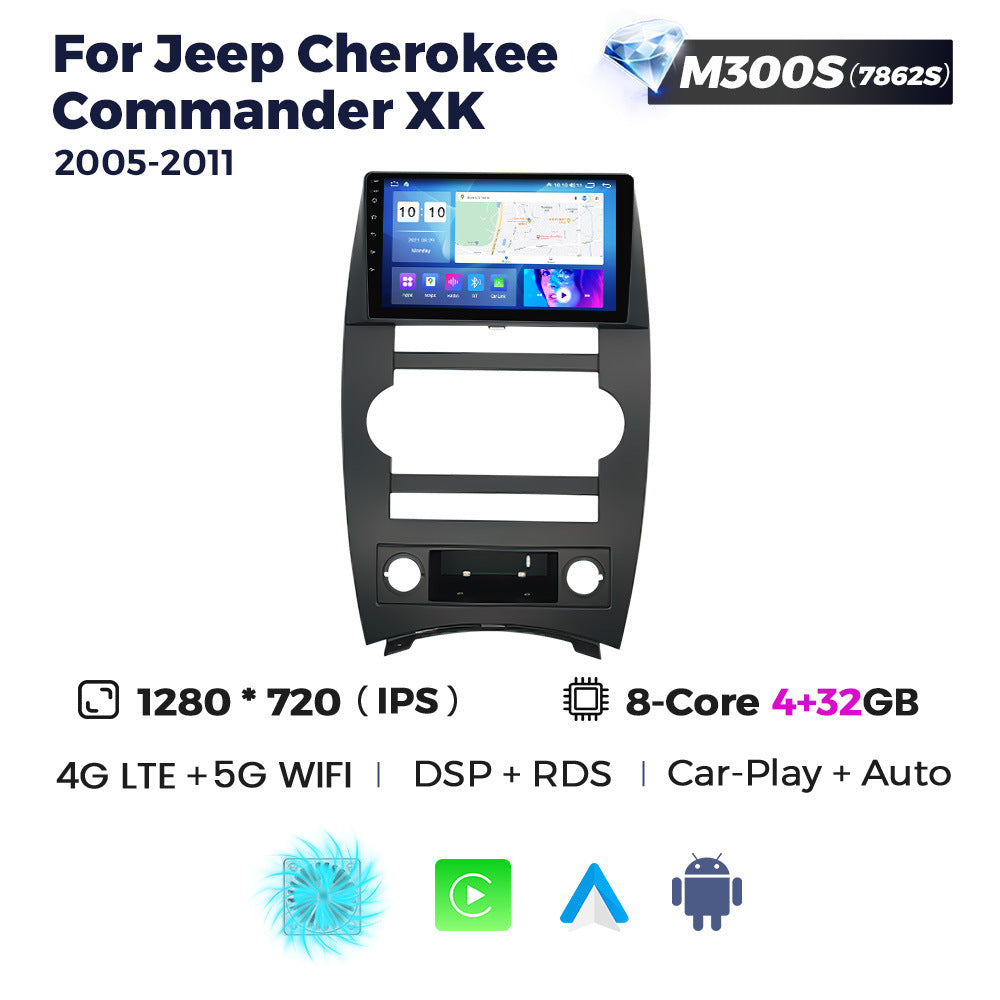 Applicable to Jeep Cherokee Commander XK 05-11 Android large screen central control navigation
