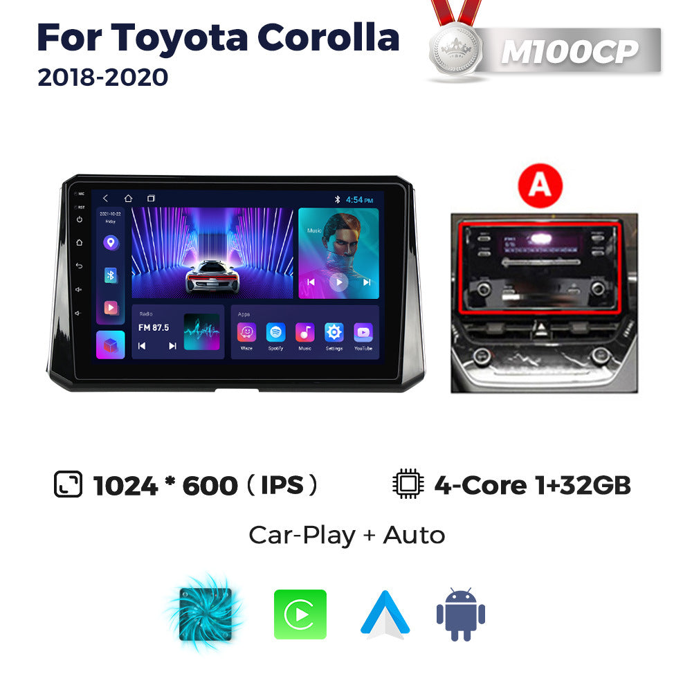 Compatible with Toyota Corolla 2018-2020 Android large-screen central navigation radio 8+256G